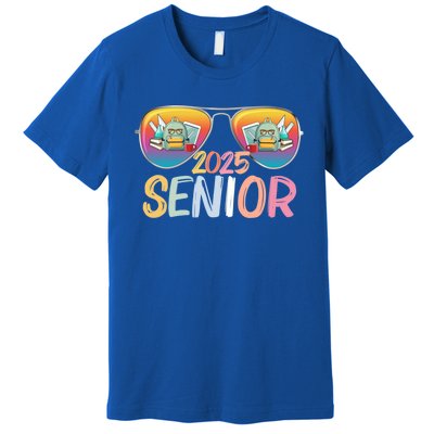 Class Of 2025 Sunglasses Senior 2025 Graduation Party Great Gift Premium T-Shirt