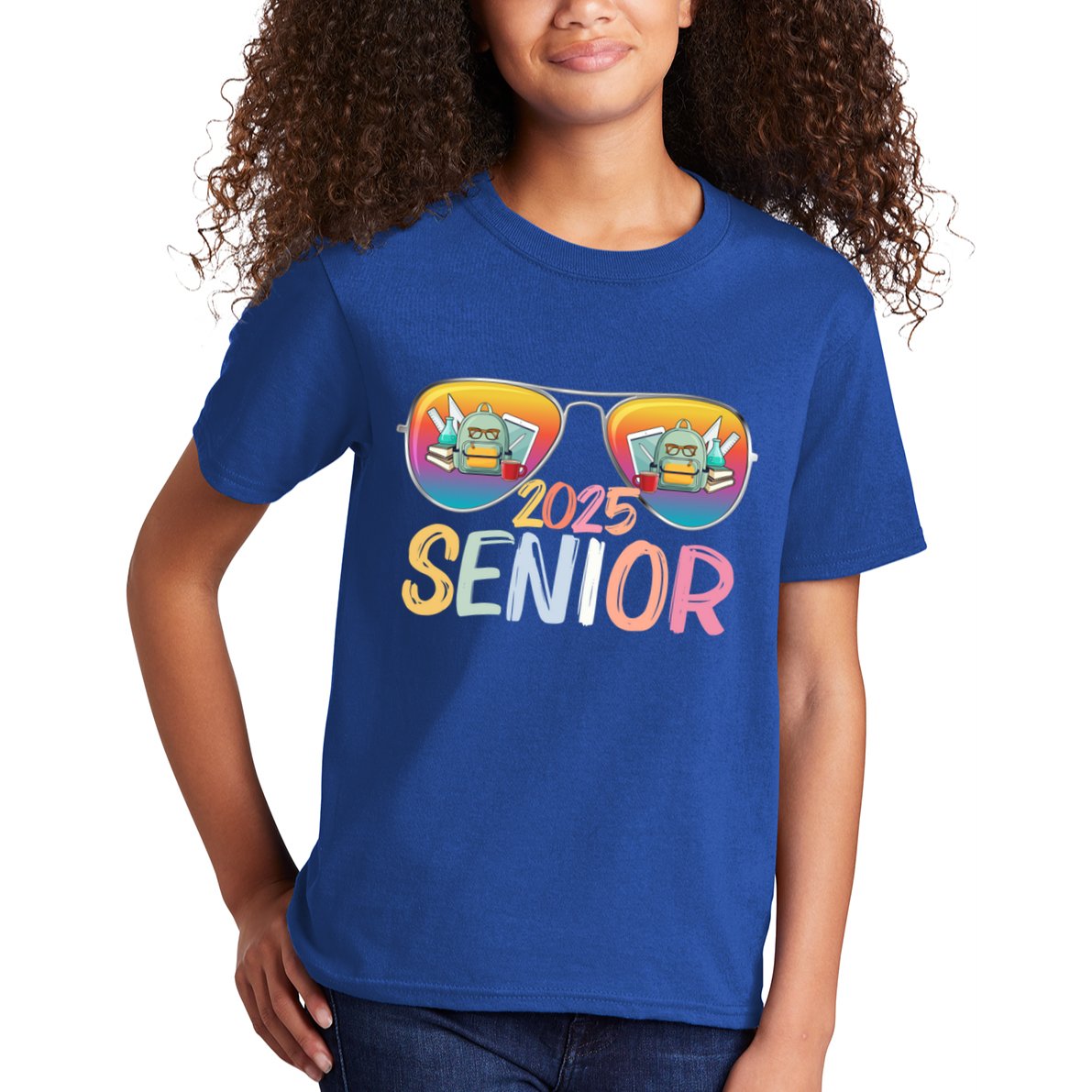 Class Of 2025 Sunglasses Senior 2025 Graduation Party Great Gift Kids T-Shirt