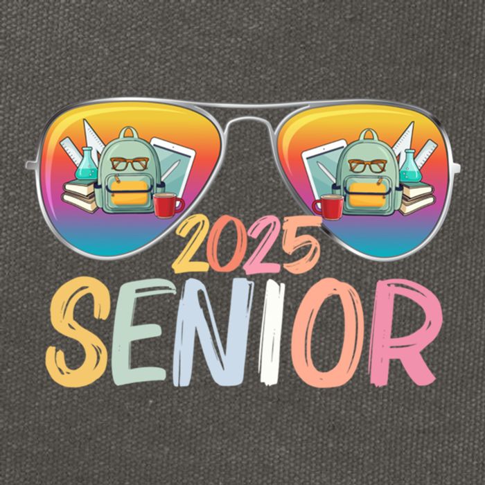 Class Of 2025 Sunglasses Senior 2025 Graduation Party Great Gift Cotton Canvas Backpack