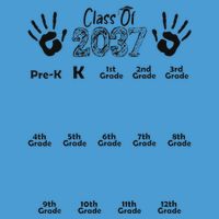 Class Of 2037 Grow With Me Prek To 12th Grade Tie Dye Hoodie