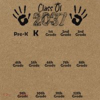 Class Of 2037 Grow With Me Prek To 12th Grade Cotton Canvas Backpack