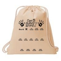 Class Of 2037 Grow With Me Prek To 12th Grade Drawstring Bag