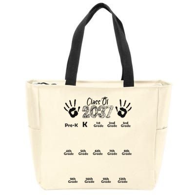 Class Of 2037 Grow With Me Prek To 12th Grade Zip Tote Bag