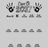 Class Of 2037 Grow With Me Prek To 12th Grade Tie-Dye T-Shirt