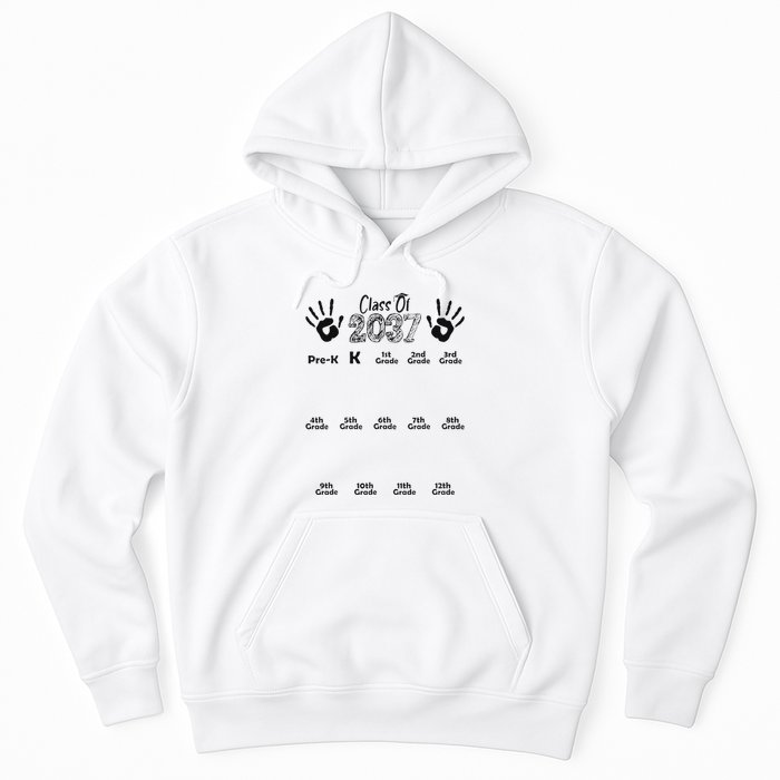 Class Of 2037 Grow With Me Prek To 12th Grade Hoodie