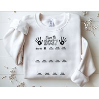 Class Of 2037 Grow With Me Prek To 12th Grade Sweatshirt