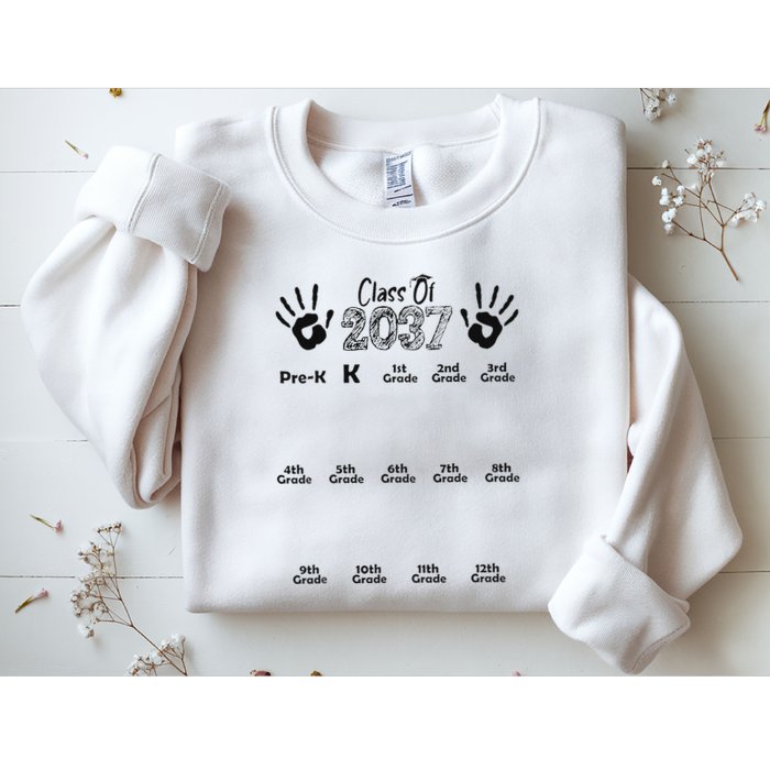 Class Of 2037 Grow With Me Prek To 12th Grade Sweatshirt