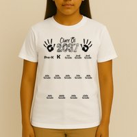 Class Of 2037 Grow With Me Prek To 12th Grade T-Shirt