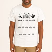 Class Of 2037 Grow With Me Prek To 12th Grade Tall T-Shirt