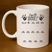 Class Of 2037 Grow With Me Prek To 12th Grade 11oz C Handle Ceramic Mug