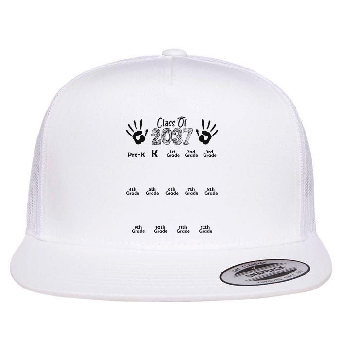 Class Of 2037 Grow With Me Prek To 12th Grade Flatbill Hat