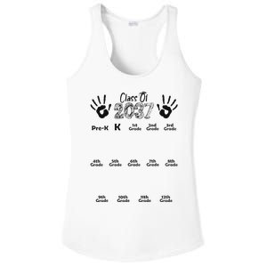 Class Of 2037 Grow With Me Prek To 12th Grade Ladies PosiCharge Competitor Racerback Tank