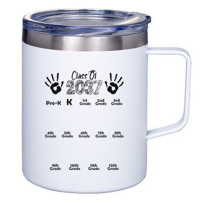 Class Of 2037 Grow With Me Prek To 12th Grade 12oz Stainless Steel Coffee Mug