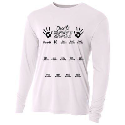 Class Of 2037 Grow With Me Prek To 12th Grade Cooling Performance Long Sleeve Crew