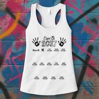 Class Of 2037 Grow With Me Prek To 12th Grade Womens Tank Top