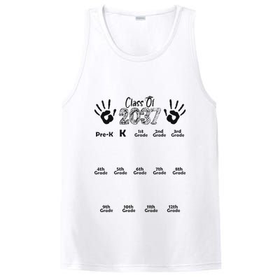 Class Of 2037 Grow With Me Prek To 12th Grade PosiCharge Competitor Tank