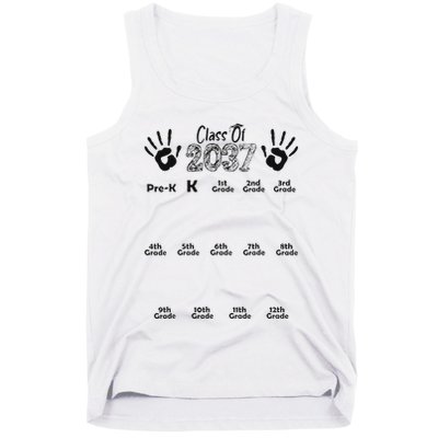 Class Of 2037 Grow With Me Prek To 12th Grade Tank Top