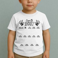 Class Of 2037 Grow With Me Prek To 12th Grade Toddler T-Shirt