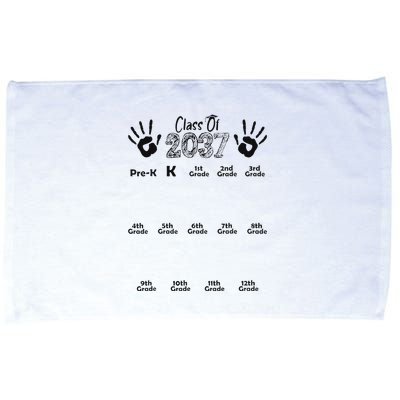 Class Of 2037 Grow With Me Prek To 12th Grade Microfiber Hand Towel