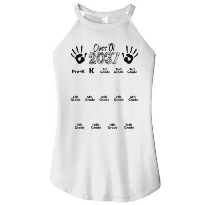 Class Of 2037 Grow With Me Prek To 12th Grade Women's Perfect Tri Rocker Tank