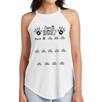 Class Of 2037 Grow With Me Prek To 12th Grade Women's Perfect Tri Rocker Tank
