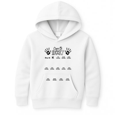 Class Of 2037 Grow With Me Prek To 12th Grade Kids Hoodie