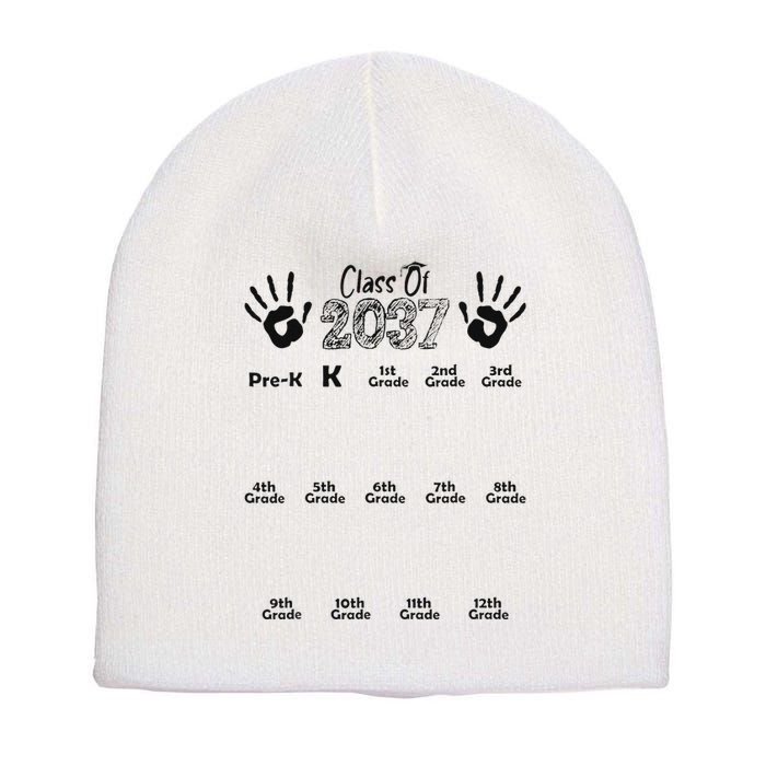 Class Of 2037 Grow With Me Prek To 12th Grade Short Acrylic Beanie