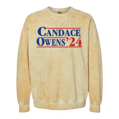 Candace Owens 24 For President Colorblast Crewneck Sweatshirt