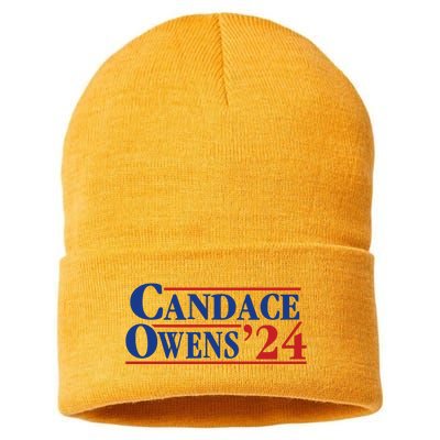 Candace Owens 24 For President Sustainable Knit Beanie