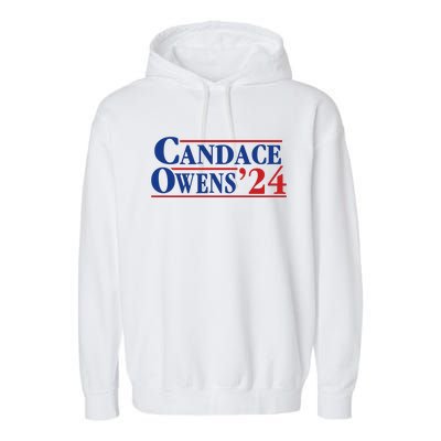 Candace Owens 24 For President Garment-Dyed Fleece Hoodie