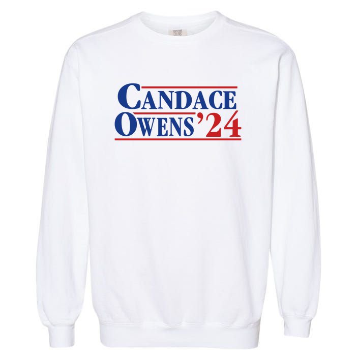 Candace Owens 24 For President Garment-Dyed Sweatshirt