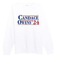 Candace Owens 24 For President Premium Crewneck Sweatshirt