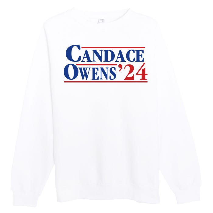 Candace Owens 24 For President Premium Crewneck Sweatshirt