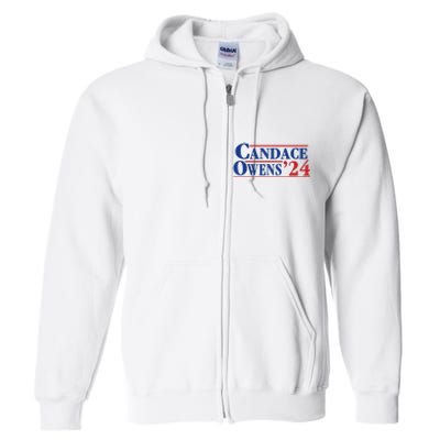 Candace Owens 24 For President Full Zip Hoodie