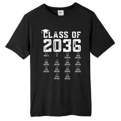 Class Of 2036 Grow With Me With Space For Checkmarks Tall Fusion ChromaSoft Performance T-Shirt