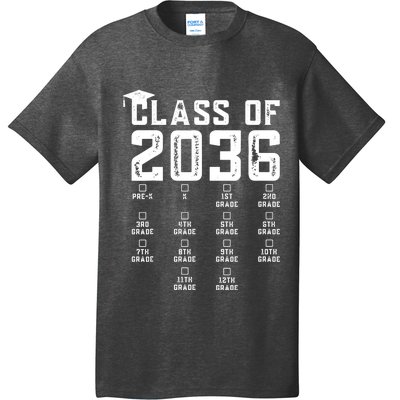 Class Of 2036 Grow With Me With Space For Checkmarks T-Shirt