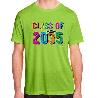 CLASS OF 2035 Grow With Me Funny First Day Of School Adult ChromaSoft Performance T-Shirt