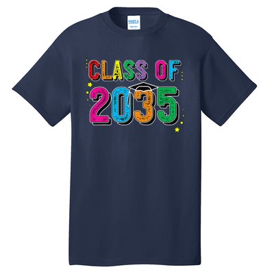 CLASS OF 2035 Grow With Me Funny First Day Of School Tall T-Shirt