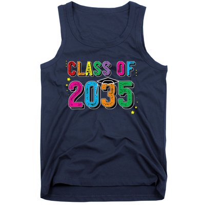 CLASS OF 2035 Grow With Me Funny First Day Of School Tank Top