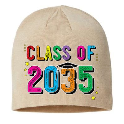 CLASS OF 2035 Grow With Me Funny First Day Of School Sustainable Beanie