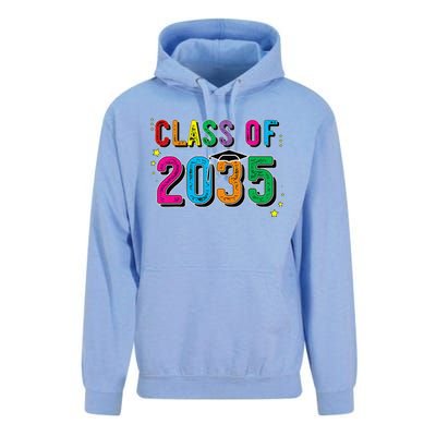 CLASS OF 2035 Grow With Me Funny First Day Of School Unisex Surf Hoodie