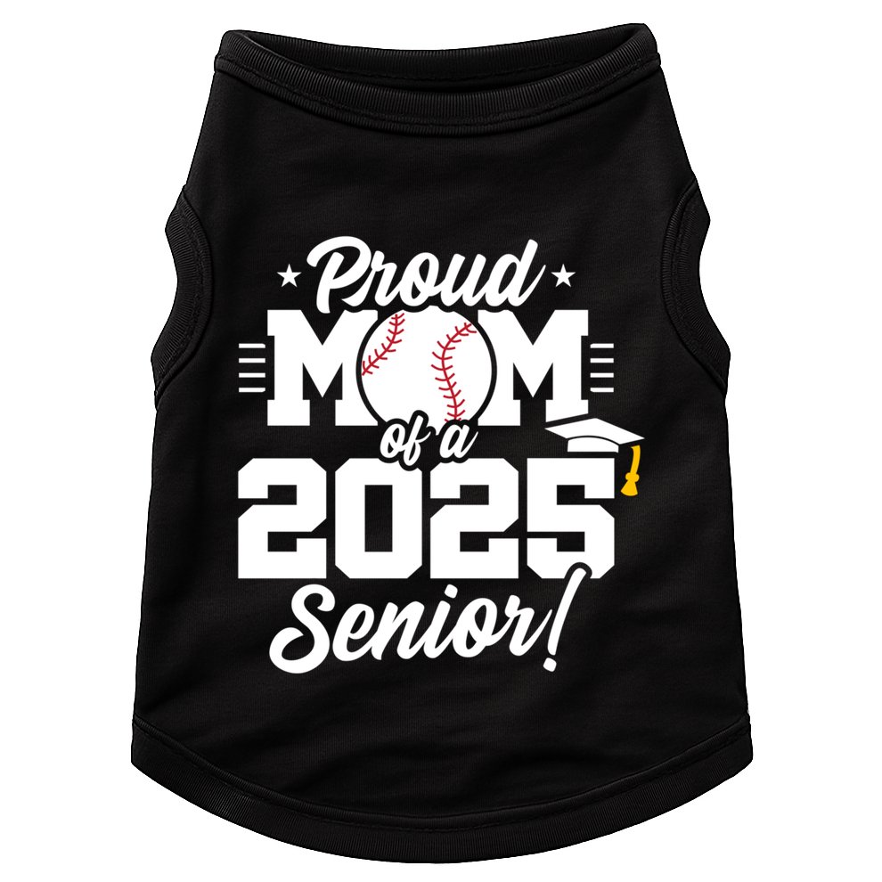 Class Of 2025 Senior Year Baseball Mom Senior 2025 Gift Doggie Tank