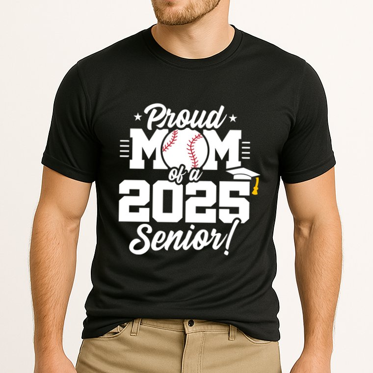 Class Of 2025 Senior Year Baseball Mom Senior 2025 Gift Cooling Performance Crew T-Shirt