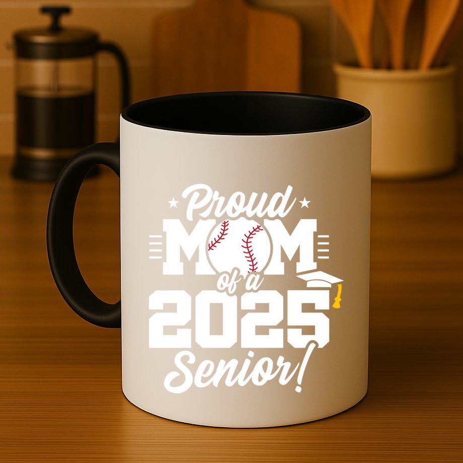 Class Of 2025 Senior Year Baseball Mom Senior 2025 Gift Mug