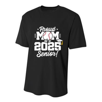 Class Of 2025 Senior Year Baseball Mom Senior 2025 Gift Youth Performance Sprint T-Shirt