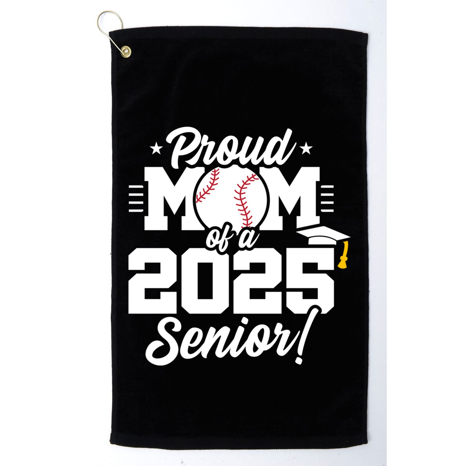 Class Of 2025 Senior Year Baseball Mom Senior 2025 Gift Golf Towel