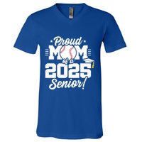 Class Of 2025 Senior Year Baseball Mom Senior 2025 Gift V-Neck T-Shirt