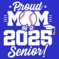 Class Of 2025 Senior Year Baseball Mom Senior 2025 Gift V-Neck T-Shirt