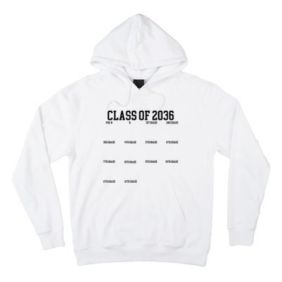 Class Of 2036 Grow With Me Handprint Graduation Hoodie