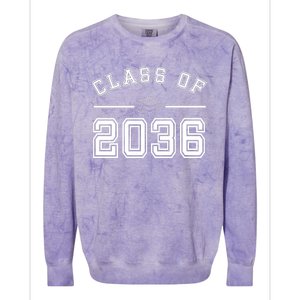 Class Of 2036 Graduation Colorblast Crewneck Sweatshirt